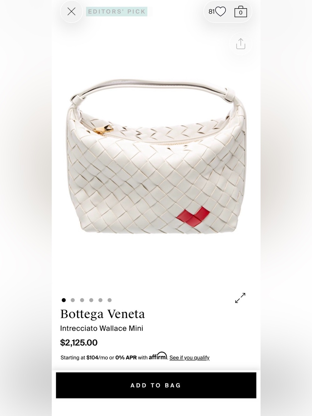 Bottega Veneta Mini Wallace - Picture 5 of 13
